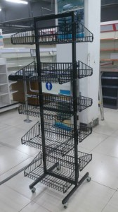 DOPPELSEITIGES DRAHT-DISPLAY-RACK